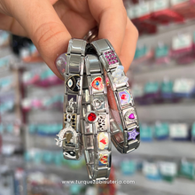 Load image into Gallery viewer, 12 Charms Italianos Aleatorios Acero Inoxidable