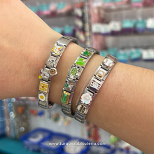 Cargar imagen en el visor de la galería, Pulsera Italiana + 10 Charms Aleatorios Acero Inoxidable