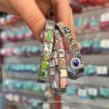 Cargar imagen en el visor de la galería, 7 Charms Italianos Aleatorios Acero Inoxidable