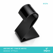 Load image into Gallery viewer, Exhibidor Aretero #2 Negro
