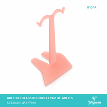 Load image into Gallery viewer, Exhibidor Aretero Clásico CH Rosa
