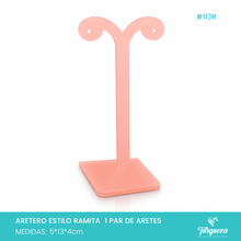 Cargar imagen en el visor de la galería, Exhibidor Aretero Rama GDE  Rosa
