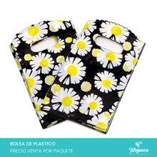 Load image into Gallery viewer, Bolsa de Plástico Flores Pequeña (50pzas 9x15cm)
