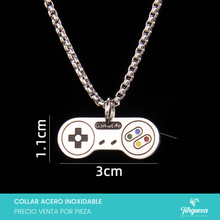 Load image into Gallery viewer, Collar Control Videojuego Acero Inoxidable
