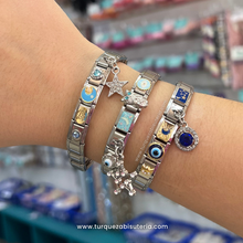 Cargar imagen en el visor de la galería, Pulsera Italiana + 10 Charms Aleatorios Acero Inoxidable

