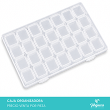 Cargar imagen en el visor de la galería, Caja de Plástico Organizadora 28 Casilleros individuales
