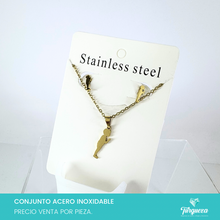 Load image into Gallery viewer, Conjunto Niño Dorado Acero Inoxidable
