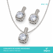 Cargar imagen en el visor de la galería, Conjunto de Noche Acero Inoxidable #NC-56
