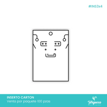 Cargar imagen en el visor de la galería, Inserto de Cartón para joyería 3''x4'' (7x10 cm) Empaque
