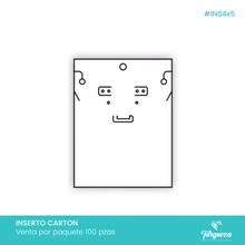 Cargar imagen en el visor de la galería, Inserto de Cartón para joyería 4''x5'' (9x12cm) Empaque
