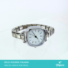 Cargar imagen en el visor de la galería, Reloj Pulsera Tipo Italiana (Caratula + 14 charms) Acero Inoxidable
