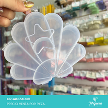 Cargar imagen en el visor de la galería, Caja Organizadora de Plástico Concha de mar
