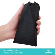 Load image into Gallery viewer, Bolsa de Tela Negra para Lentes (17x9cm)
