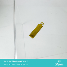 Load image into Gallery viewer, Dije Placa Grabado Acero Inoxidable
