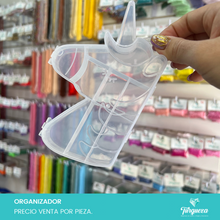 Load image into Gallery viewer, Caja Organizadora de Plástico Unicornio Perfil
