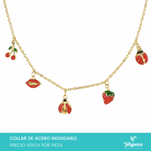 Load image into Gallery viewer, Collar Charms Catarina Acero Inoxidable
