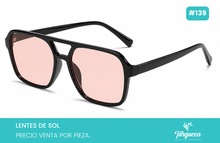 Cargar imagen en el visor de la galería, Lentes de Sol Aviador Retro B Rosa #139
