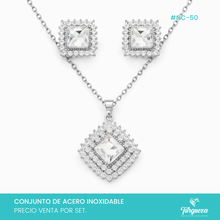Cargar imagen en el visor de la galería, Conjunto de Noche Acero Inoxidable #NC-50
