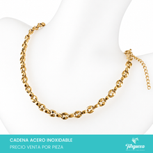 Load image into Gallery viewer, Cadena Barco Choker (43cm-4mm) Acero Inoxidable

