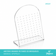 Load image into Gallery viewer, Exhibidor 65 Broqueles Transparente
