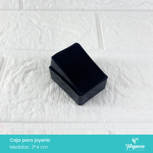 Load image into Gallery viewer, Pack 9 Cajas Negra de Plástico para Broqueles (3*4cm)
