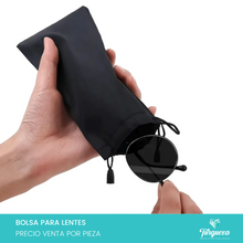 Load image into Gallery viewer, Bolsa de Tela Negra para Lentes (17x9cm)
