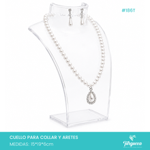 Cargar imagen en el visor de la galería, Exhibidor Para collar Transparente
