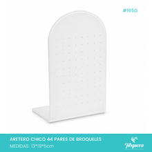 Cargar imagen en el visor de la galería, Exhibidor 44 Broqueles Blanco
