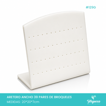 Load image into Gallery viewer, Exhibidor 39 Broqueles Blanco

