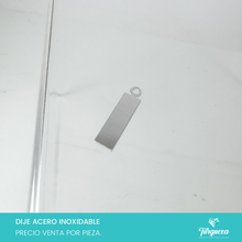 Load image into Gallery viewer, Dije Placa Grabado Acero Inoxidable
