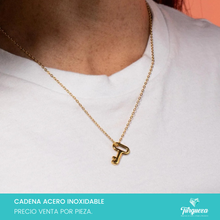 Load image into Gallery viewer, Collar Llave Dorado Acero Inoxidable
