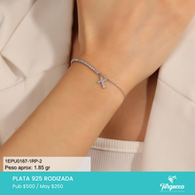 Cargar imagen en el visor de la galería, Brazalete Cruz Joyería Plata .925
