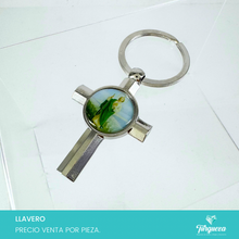 Cargar imagen en el visor de la galería, Llavero San Judas Plateado
