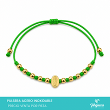 Cargar imagen en el visor de la galería, Pulsera Hilo San Judas Acero Inoxidable
