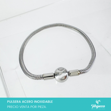 Cargar imagen en el visor de la galería, Pulsera tipo Pand (Ch 16cm) Acero Inoxidable
