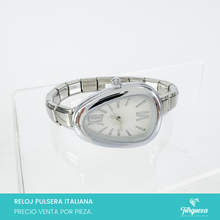 Cargar imagen en el visor de la galería, Reloj Pulsera Tipo Italiana (Caratula + 14 charms) Acero Inoxidable
