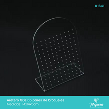 Load image into Gallery viewer, Exhibidor 65 Broqueles Transparente

