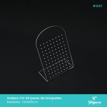 Cargar imagen en el visor de la galería, Exhibidor 44 Broqueles Transparente
