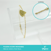 Cargar imagen en el visor de la galería, Pulsera Sandia Dorada Acero Inoxidable

